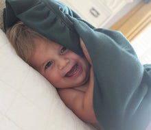 Load image into Gallery viewer, Hunter green waffle knit