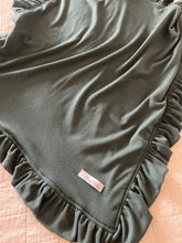 Load image into Gallery viewer, Hunter green waffle knit