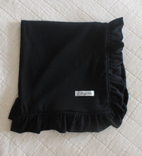 Load image into Gallery viewer, Black waffle knit