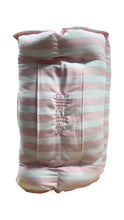 Load image into Gallery viewer, Pink &amp; white stripe Nap Mat
