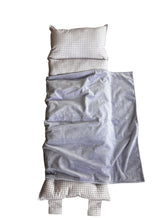 Load image into Gallery viewer, Lavender &amp;white napmat
