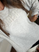 Load image into Gallery viewer, Appliqué Ash Grey Sweatshirt
