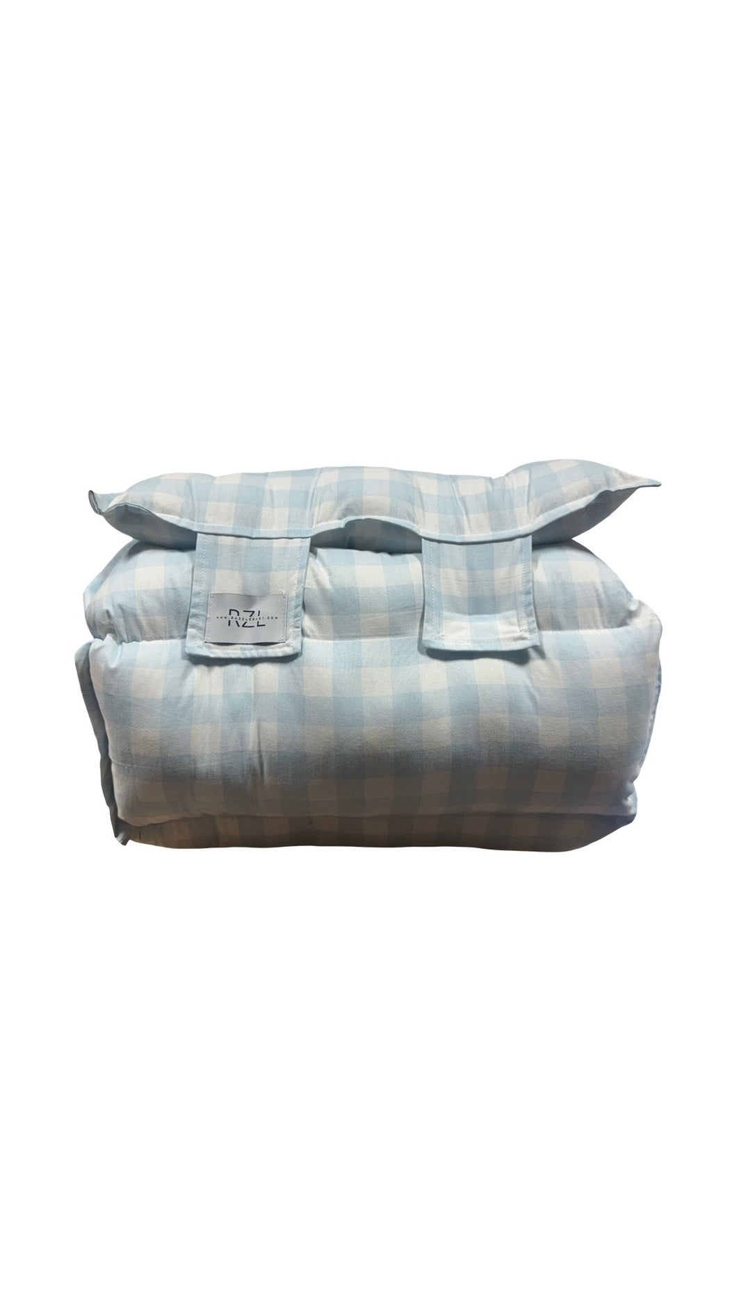 Blue & white gingham Nap Mat