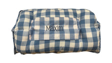 Load image into Gallery viewer, Big blue &amp; white check Nap Mat
