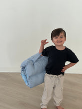 Load image into Gallery viewer, Small blue &amp; white gingham
