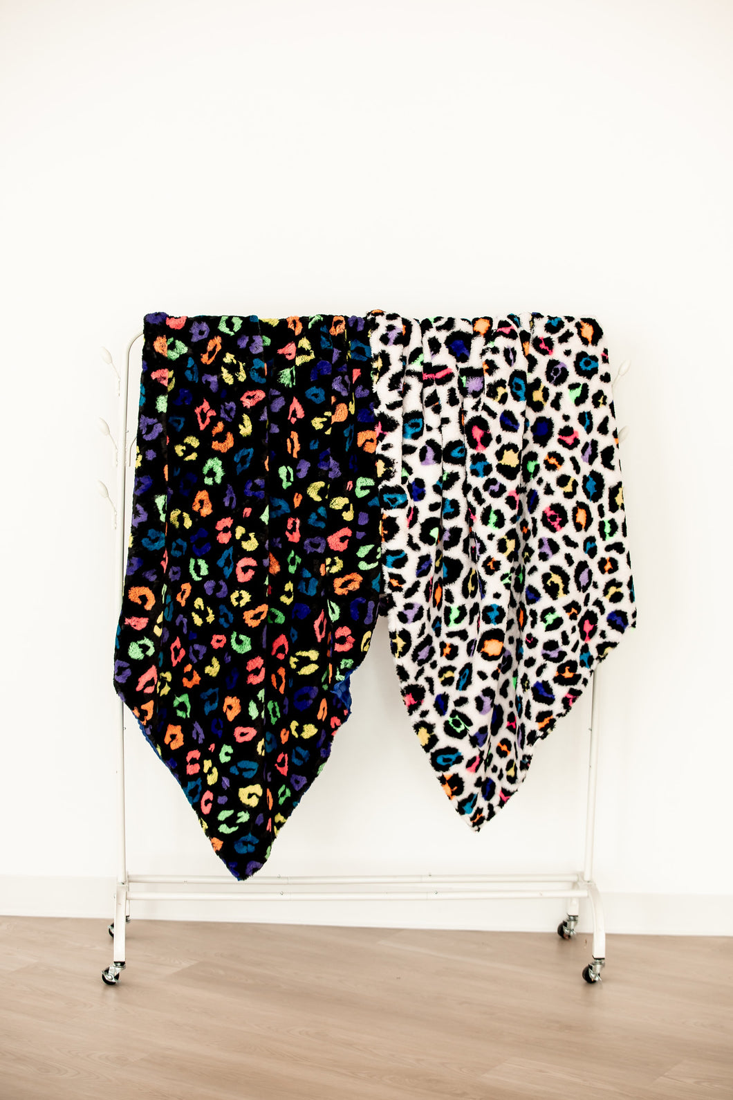 Anniversary sale! Colorful Leopard on Black