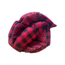 Load image into Gallery viewer, Black &amp; red gingham

