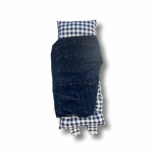 Load image into Gallery viewer, Navy &amp; white gingham
