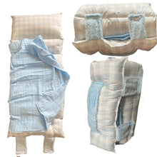 Load image into Gallery viewer, Blue &amp; white gingham
