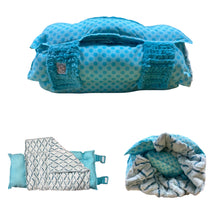 Load image into Gallery viewer, Teal dot with frosted lattice
