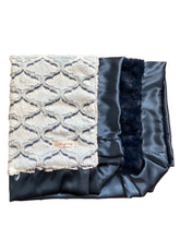 Load image into Gallery viewer, Baby Blue &amp; Navy Frost Lattice
