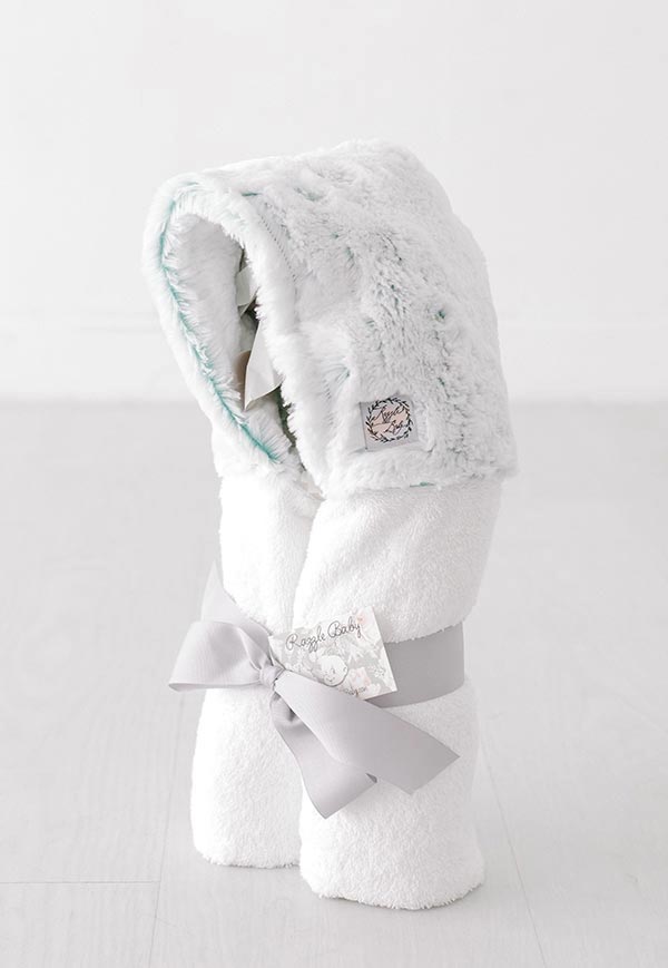 Mallard Frost on white Towel