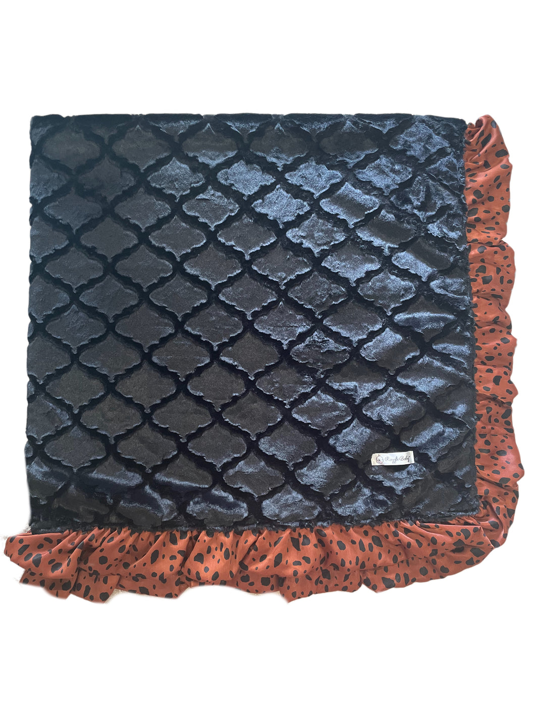 Black Lattice w Leopard Trim