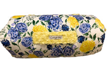 Load image into Gallery viewer, Blue &amp; Yellow Flowers- all minky
